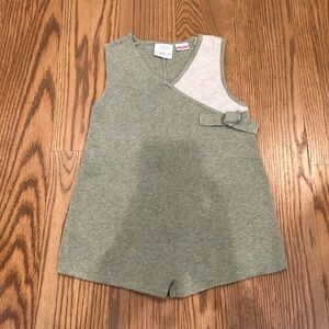 Zara toddler girl knit sleeveless romper 9-12 months